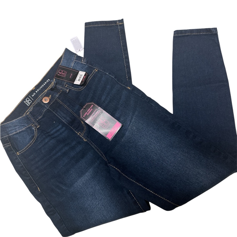 No Boundaries Blue Skinny Jeans with Stretch size 5